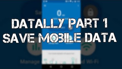Saving Mobile Data with Datally Part 01