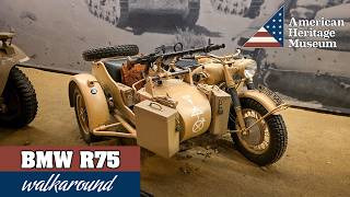 BMW's 3x2 Motorcycle - German BMW R75 Full Tour
