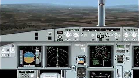 X-Plane Airbus A320 ILS Approach and Autoland