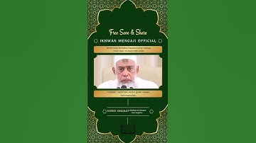 Azab Datang Karena Durhaka Kepada Orang Tua || Ustadz Yazid bin Abdul Qadir Jawas, Rahimahullah ||