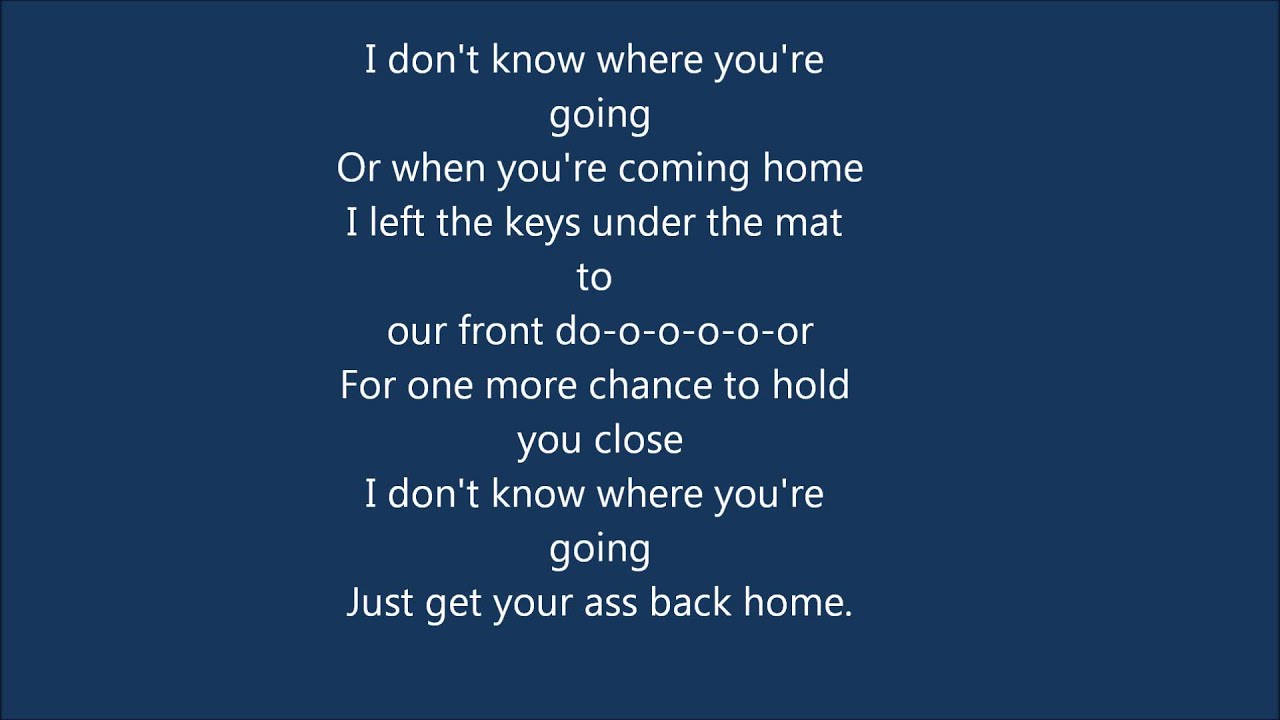 Gym Class Heroes - Ass Back Home ft. Neon Hitch [LYRICS]