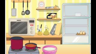 Mia cooking lasagna game screenshot 4