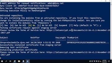 Using Posh-XProtectMobile and Dynu.net DDNS