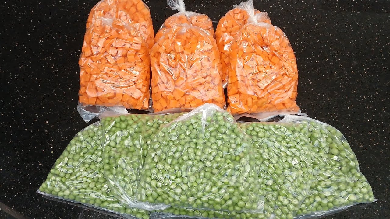 طريقه تخزين البسله والجزر 🫛🥕 من السنه للسنه ⏳️@chefholy