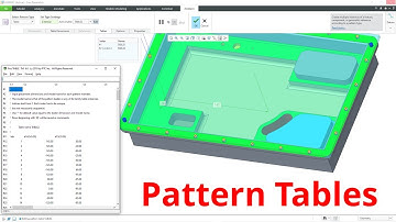 Creo Parametric - Pattern Tables