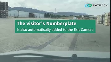 EvTrack Visitor Combined QR Code & LPR Vehicle Access Control