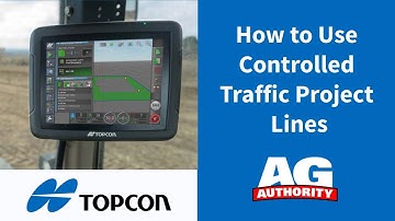 Topcon X Series - How to Use Controlled Traffic Project Lines