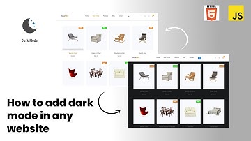 How to add dark mode in website | Html | JavaScript | Dark mode | CSS | Website | Toggle Button