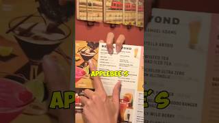 She Found This Inside Applebees Menu