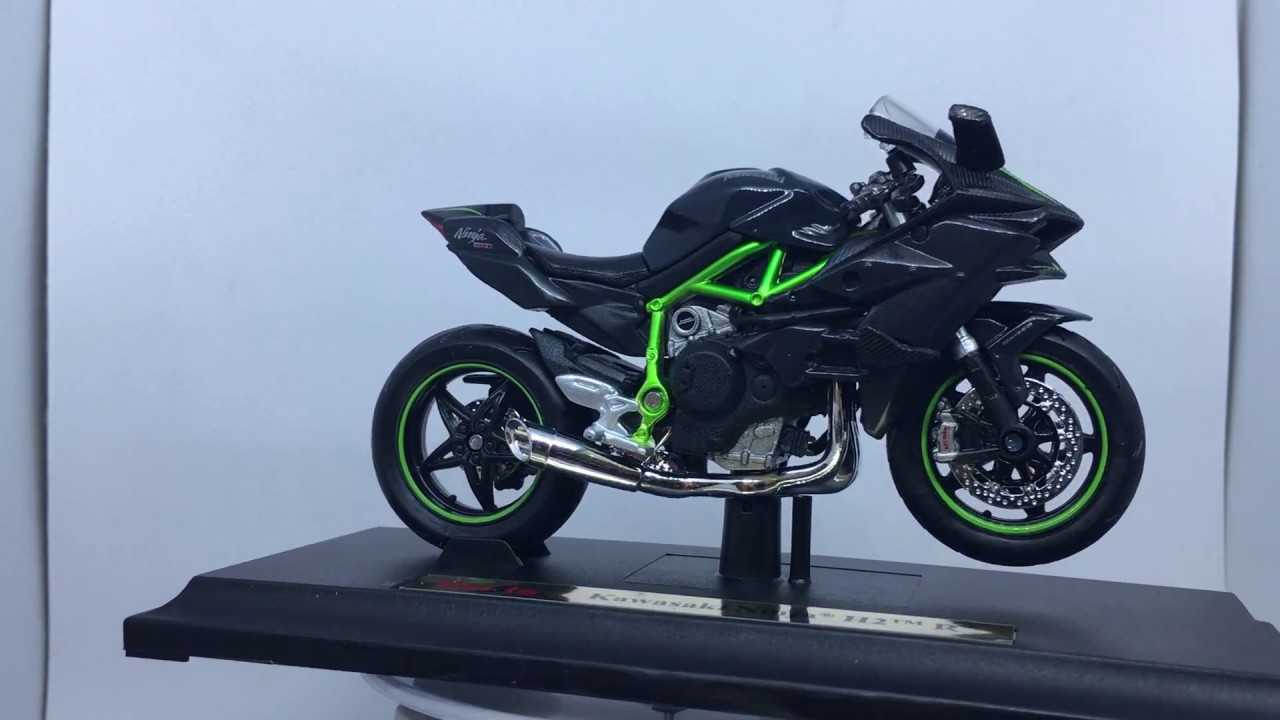 Miniatur Moge Kawasaki Ninja  H2 R Maisto Diecast YouTube