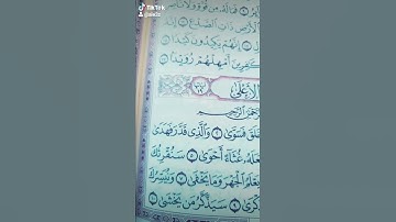 سبح اسم ربك الأعلى.  قراءة مميزة قران كريم سورة الأعلى