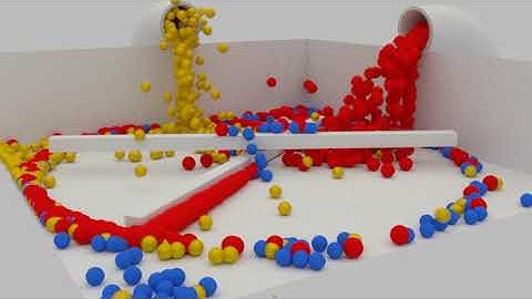 Mixing Coloured Balls - Blender