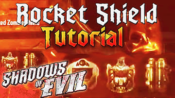 Black Ops 3 ALL "ZOMBIE SHIELD" Part Locations | HOW TO BUILD THE ROCKET SHIELD (Shadows Of Evil)