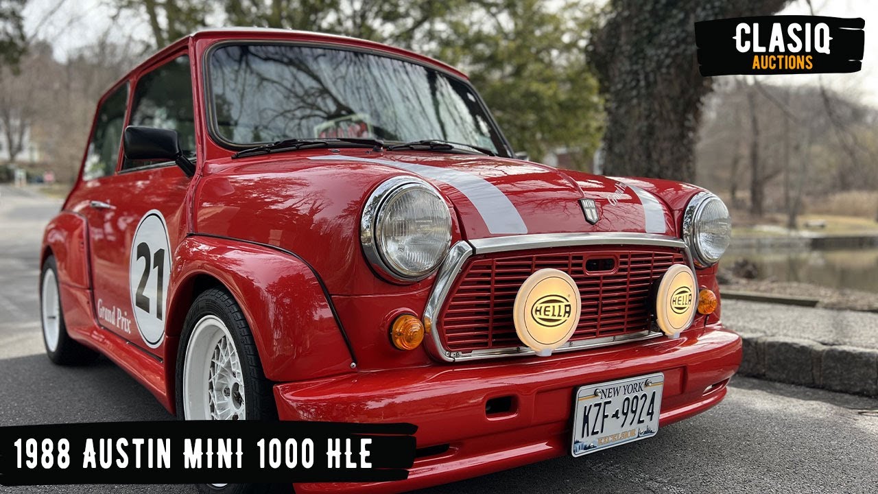 1988 Austin Mini Red Hot Grand Prix Engine Running - YouTube