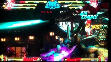 MvC3 Magneto midscreen fly unfly relaunch
