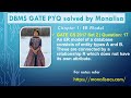GATE CS 2017 Set 2 | Question: 17 An ER model of a database consists of entity types A and B.