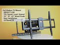 How to install mounting dream full motion tv wall mount md261724k