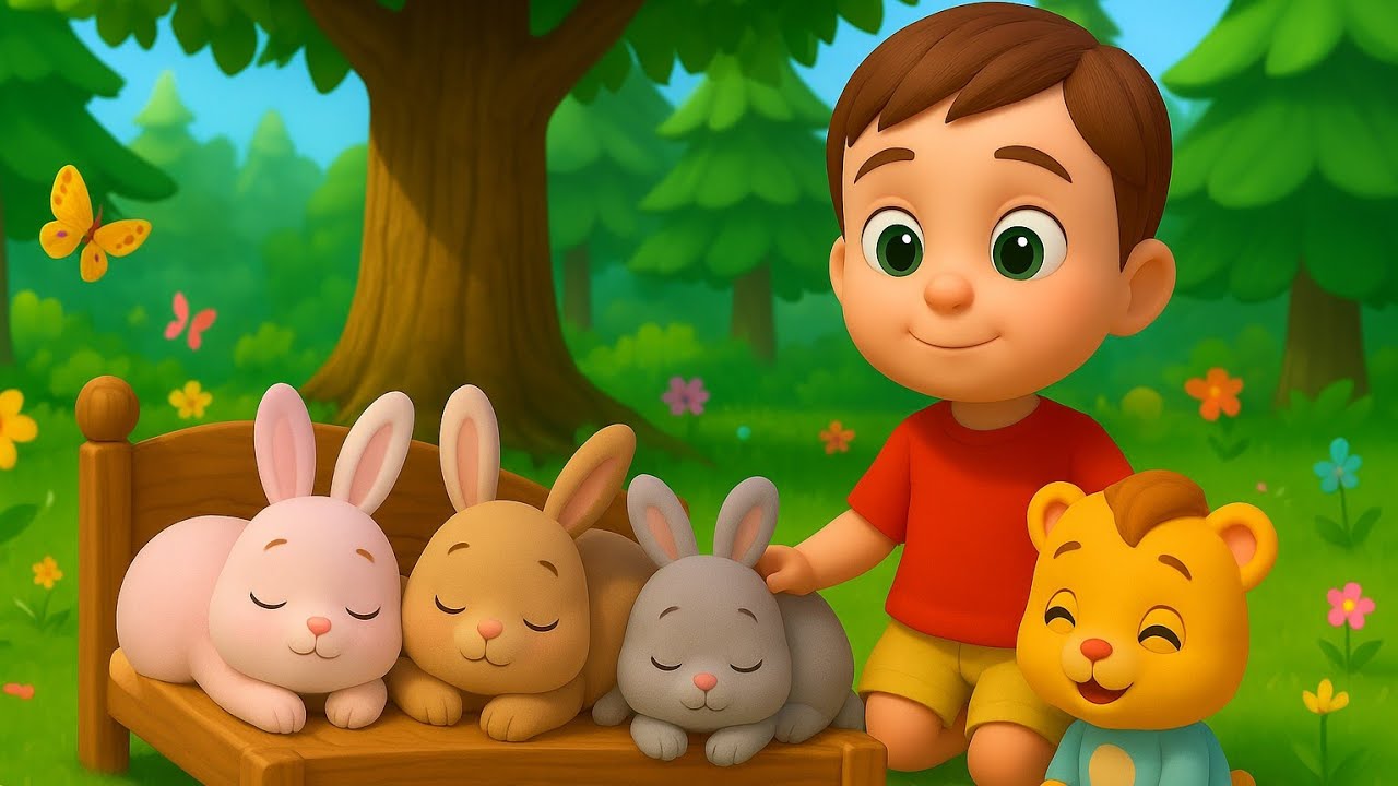 Sleeping Bunnies Song | Nursery Rhymes for Kids & Toddlers / lullabytime bedtime Song