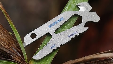 NEW! Schrade SCTPT2 Key Chain Pry Tool -- Best Key Chain Tool