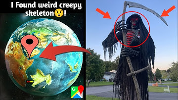 ⭐😲I Found weird skeleton on Google earth and maps 