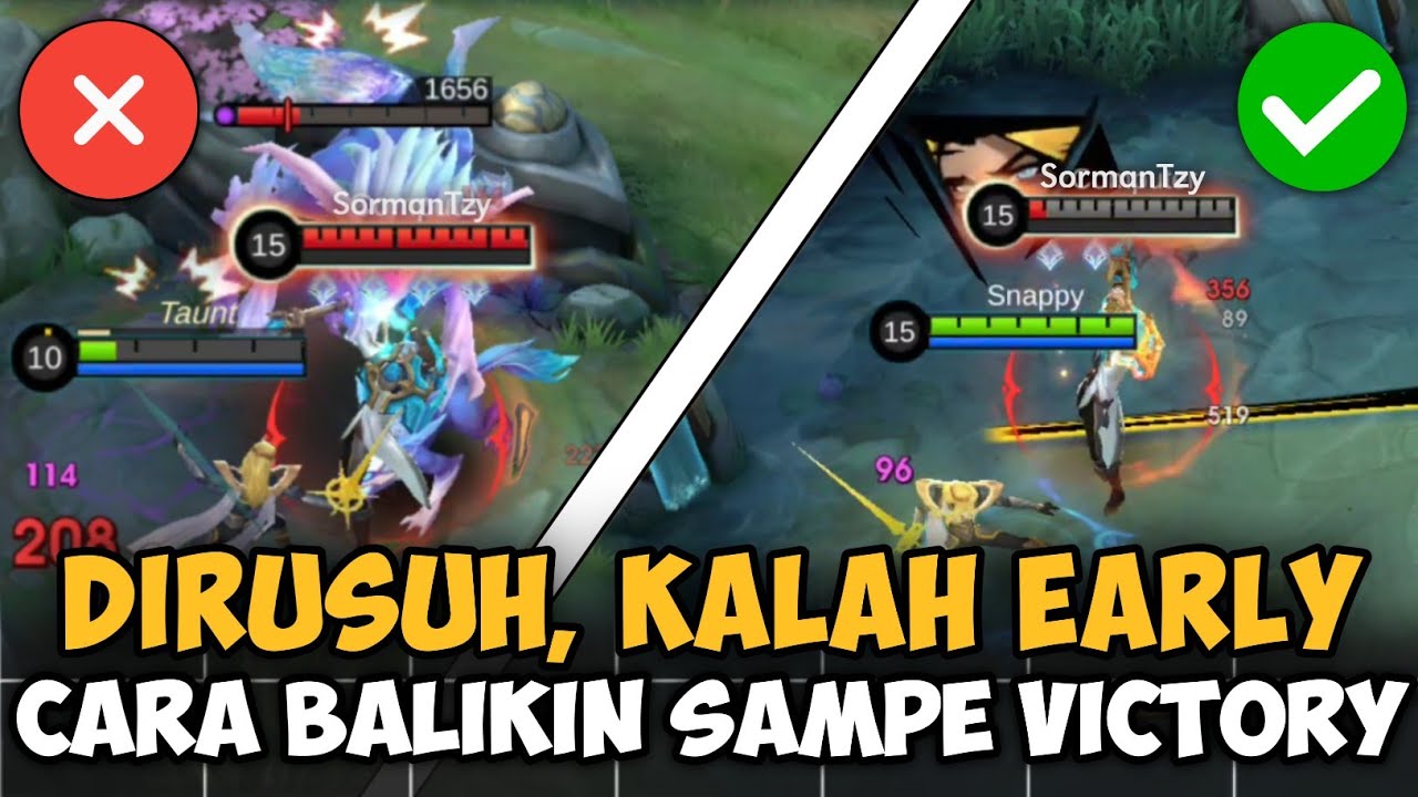 Khusus Pemula !! Tutorial Rotasi, Pattern Farming Lancelot Saat Di Press Dari Early