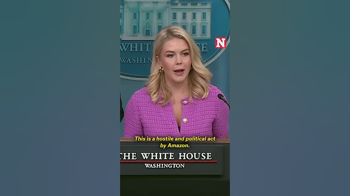 White House Slams Amazon Tariffs Move: 'Hostile and Political'