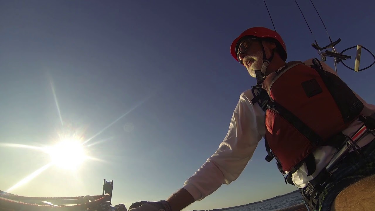 newspaper mockup Long time sailor finds 'tranquility' in catamaran racing