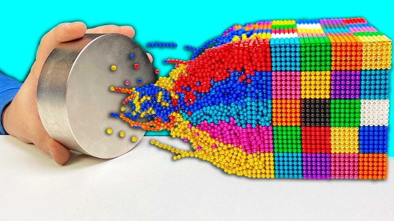 Esfera de acero magnético del imán de neodimio de diferente color Neocube 5  mm de bolas magnéticas - China Bola de juguete magnético del imán, Imán de  5mm