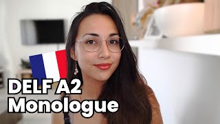 More DELF A2 Monologue Examples | Learn To French