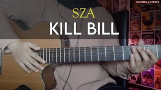 Kill Bill - SZA | Easy guitar tutorial with chords/lyrics