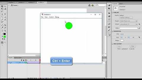 Adobe Flash Professional Animation -5- motion tween basic