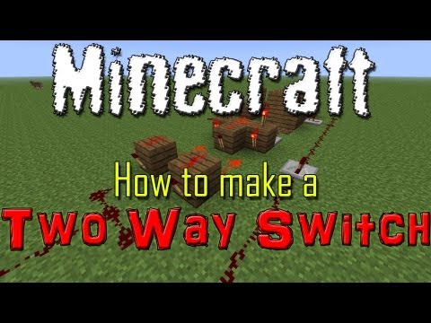 Minecraft: Simple Two Way Switch