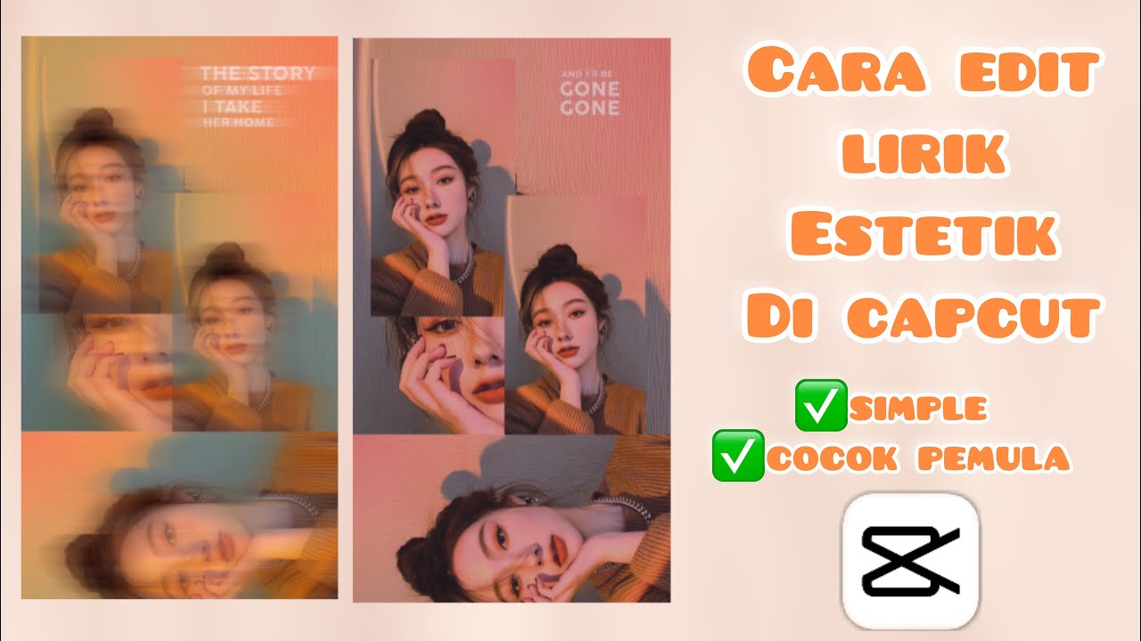 CARA EDIT LIRIK ESTETIK DI CAPCUT LAGI VIRAL‼️ EDIT CAPCUT PEMULA