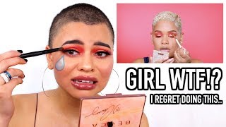 I TRIED FOLLOWING AN ALISSA ASHLEY MAKEUP TUTORIAL