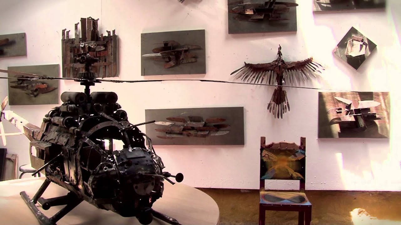 Felipe Ruiz y el arte de la chatarra