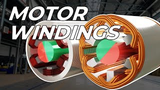 Electric Motor Winding Types Comparison | Concentrated Winding vs Distributed Winding