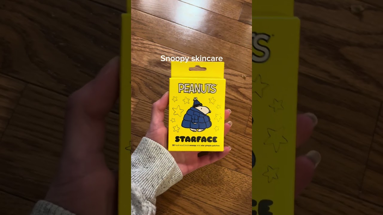 Snoopy skincare! 