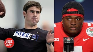 The Giants Could Draft Daniel Jones Over Dwayne Haskins - Mel Kiper Ic And Wingo