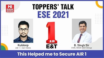 ESE/IES 2021| Toppers