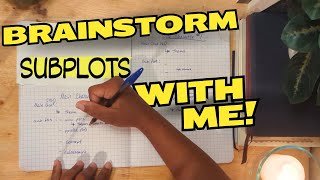 How I Create and Organize My Subplot Ideas