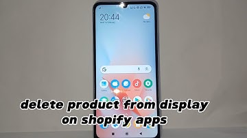 How To Delete Product From Display On Shopify App