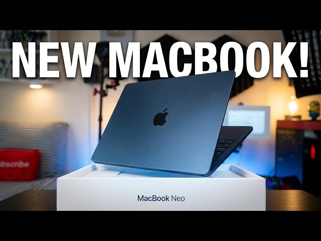 Unboxing the New MacBook Neo in Indigo | Honest First Look - YouTube