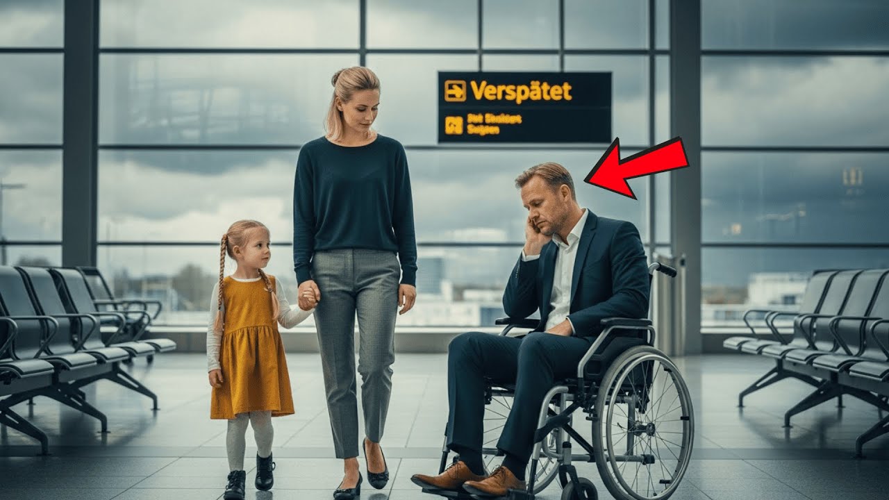 Der Gelähmte Milliardärs-CEO Saß Allein Am Flughafen — Bis Eine Mutter Fragte: „Warum Ganz Allein?“