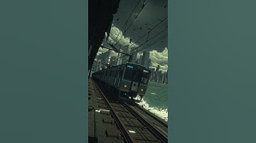 Futuristic Train in the City 🚆🌆 | Sci-Fi Concept Art