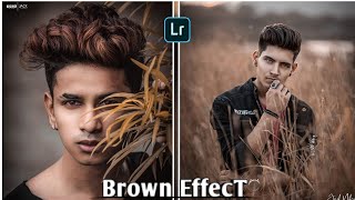 วิธีแก้ไข Moody Brown ใน Lightroom | การแก้ไข Lightroom | บทช่วยสอน Lightroom บนมือถือ