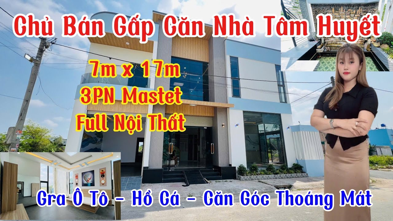 👉 Chủ Bán Gấp! Nhà Tâm Huyết Căn Góc 7x17m – Full Nội Thất, Gara Ô Tô, Có Hồ Cá #nhadep #nhangop 