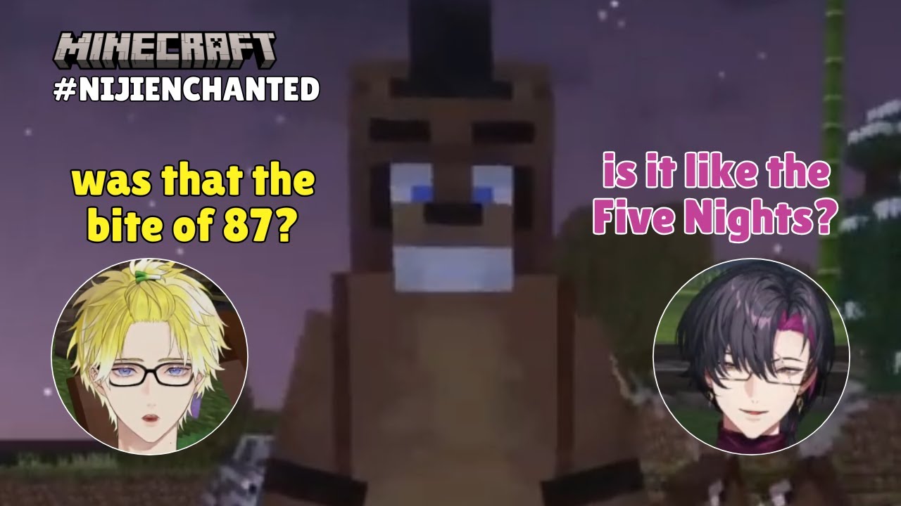 freddy fazbear haunts sani and doctor Z, and gets defeated by science?? - #NIJIENCHANTED