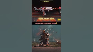 Unlocked Mythic AK117 [Lava Remix] 🥹🔥 | Call of Duty Mobile