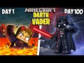 I Survived 100 Days as Darth Vader in Minecraft!