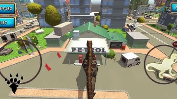 🦕 Spinosaurus Attack The City : Dinosaur Simulator : Dino World Android Gameplay #18 เกมไดโนเสาร์